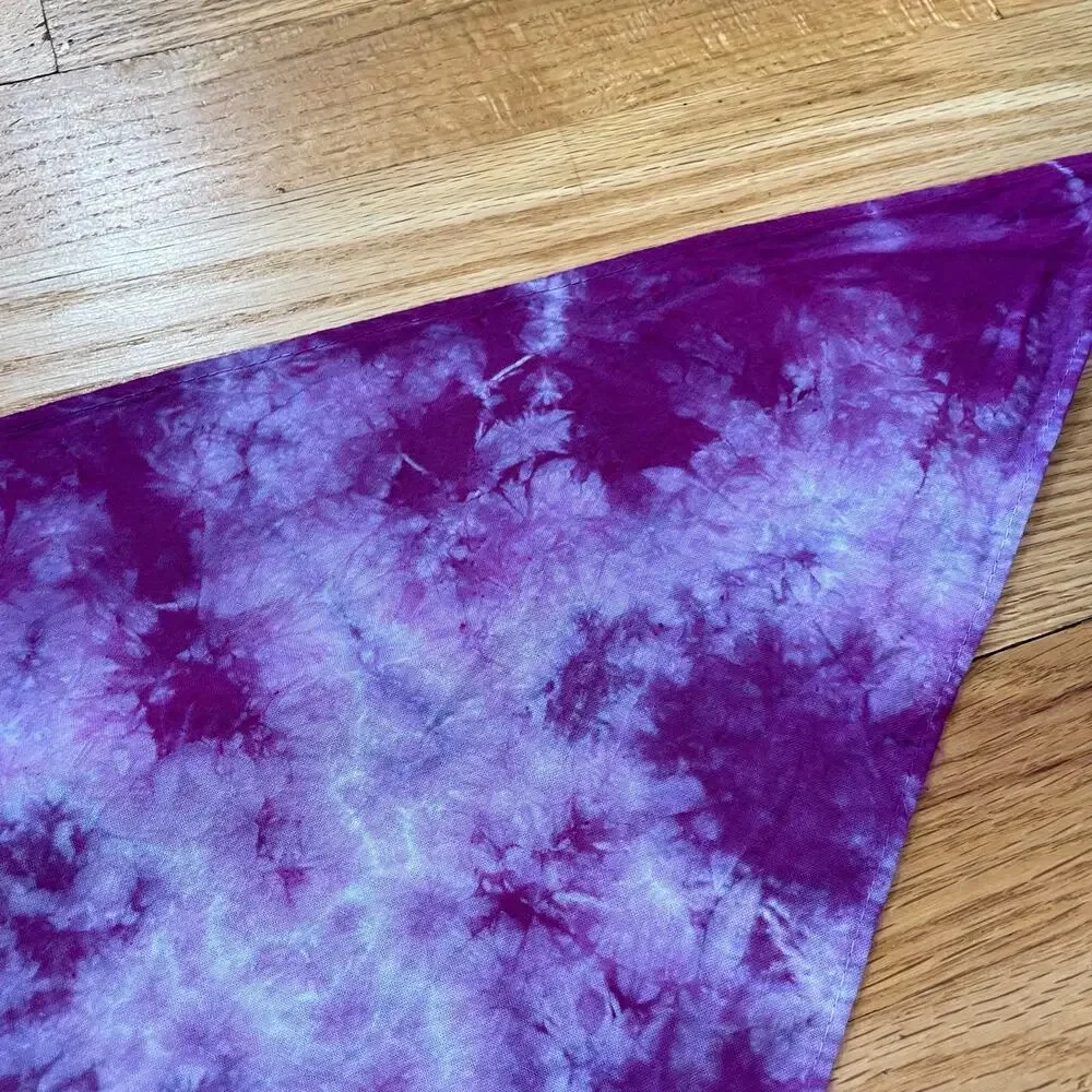 Handmade bandana hand crafted tie dye dog doggie puppy ice